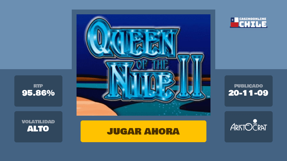 Queen of the Nile 2 Juega gratis online esta tragamonedas